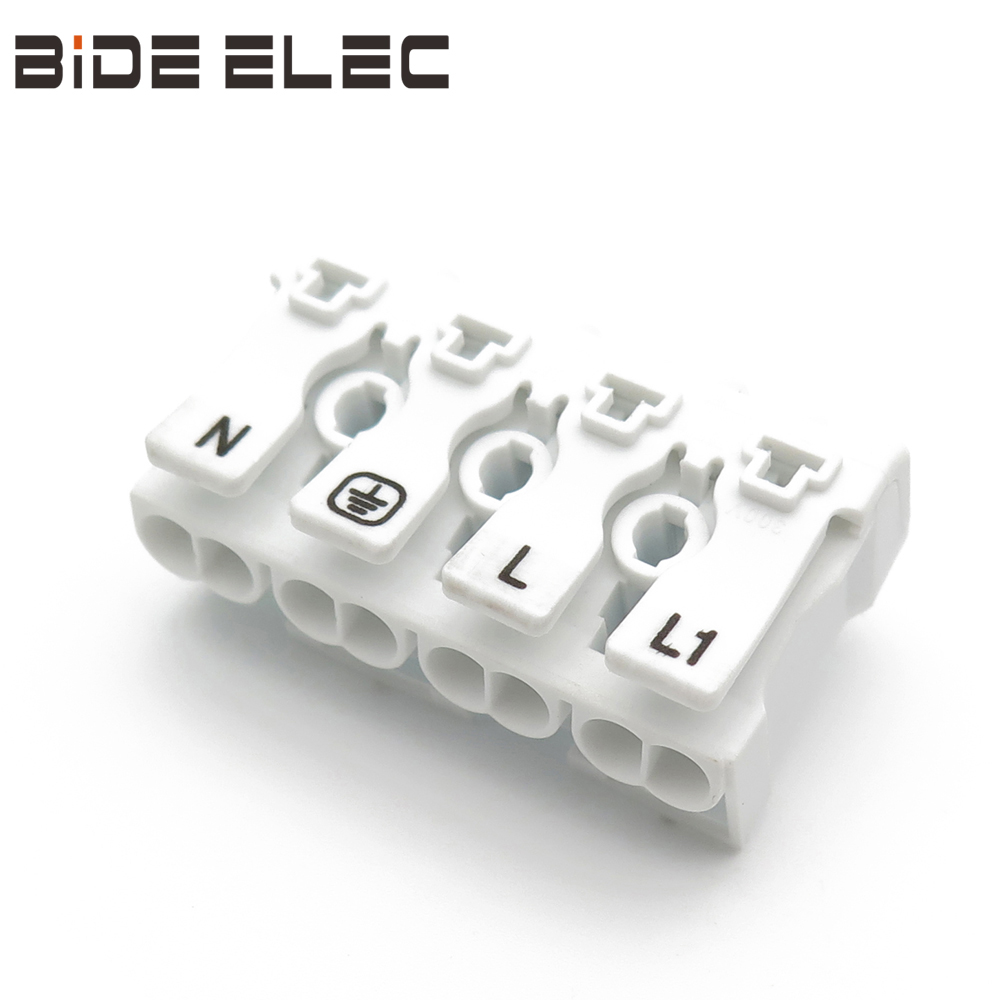 294-4四极LED灯具快速连接端子台