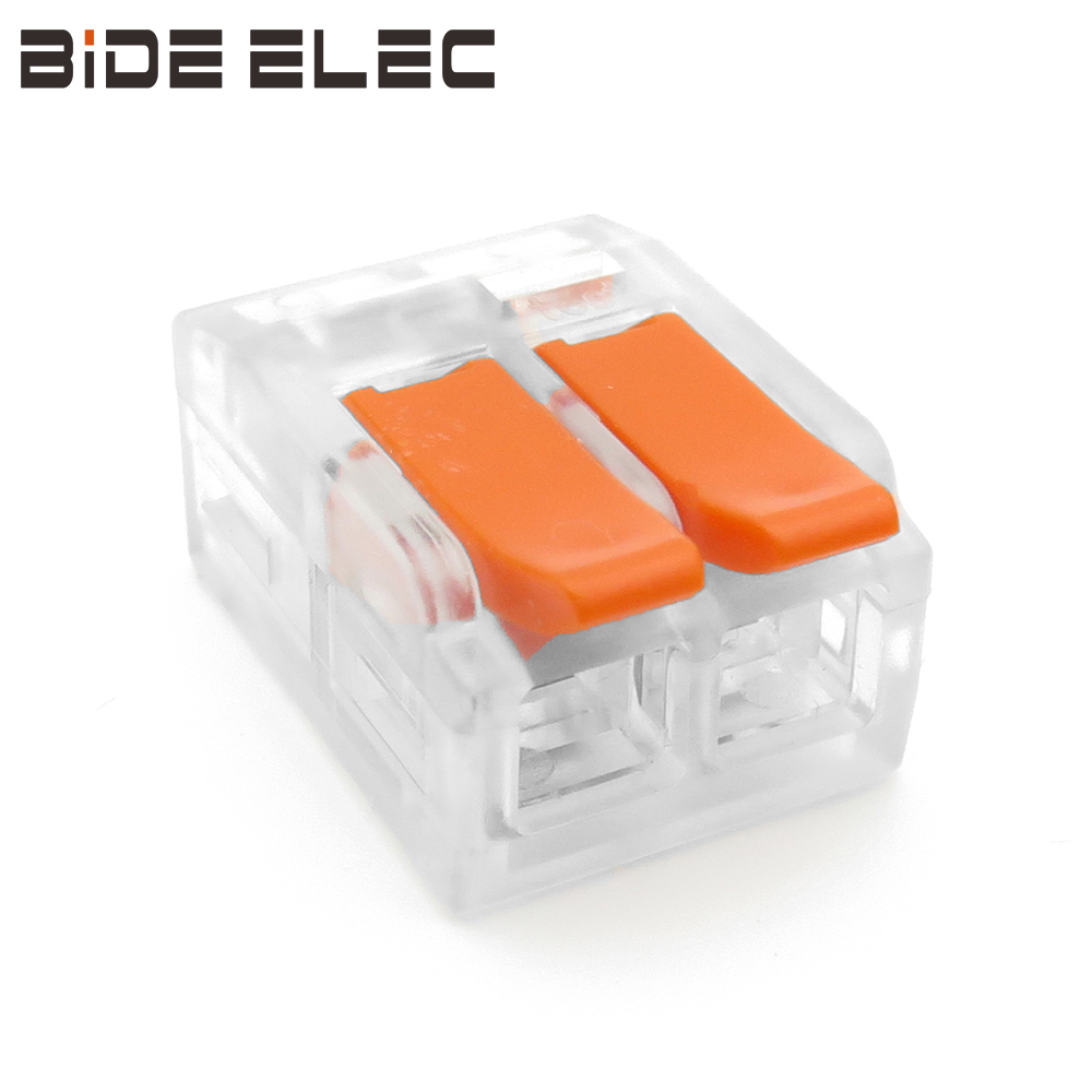 LT-612T透明2孔6平方导线连接器快速接线端子