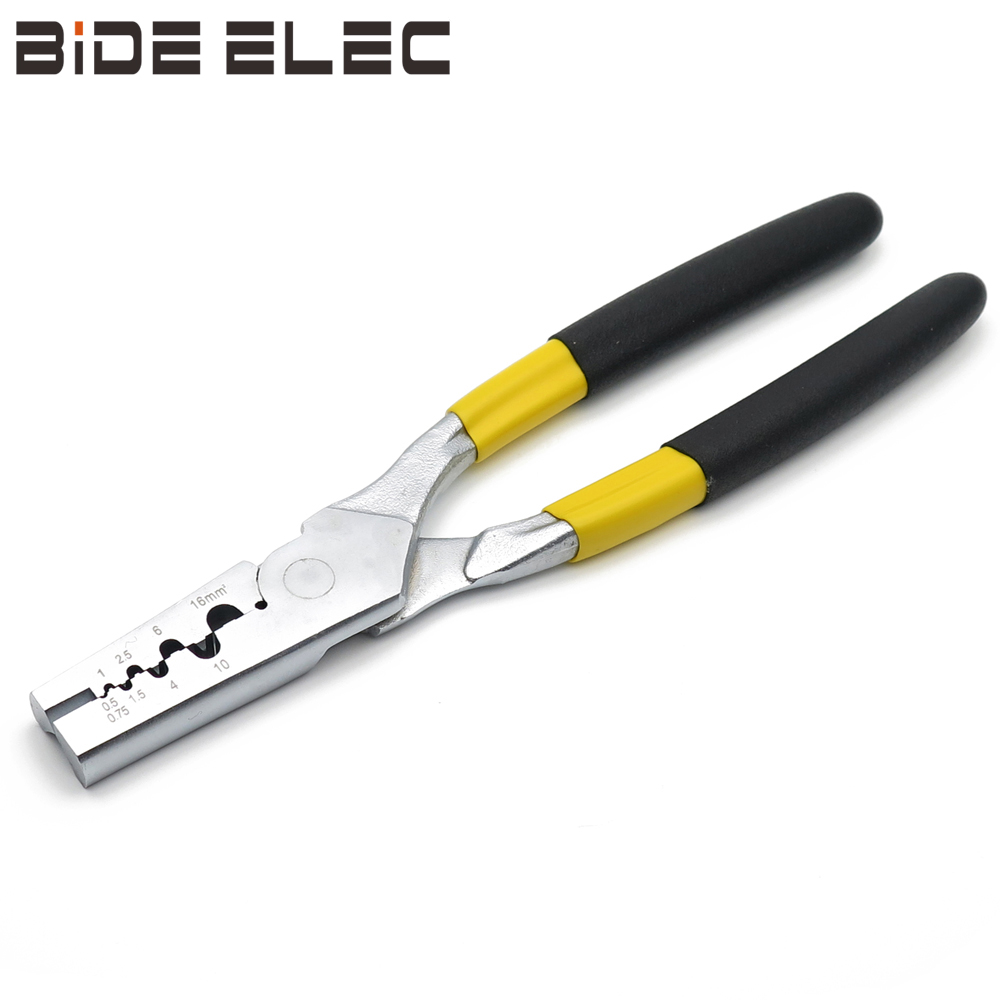 PZ0516德式鳄鱼嘴小型套管型端子压线钳