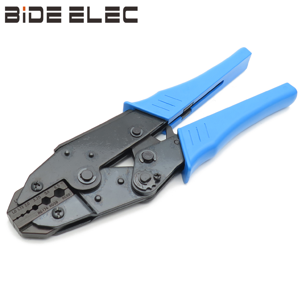 LS-02H1棘轮六角边同轴电缆端子压线钳