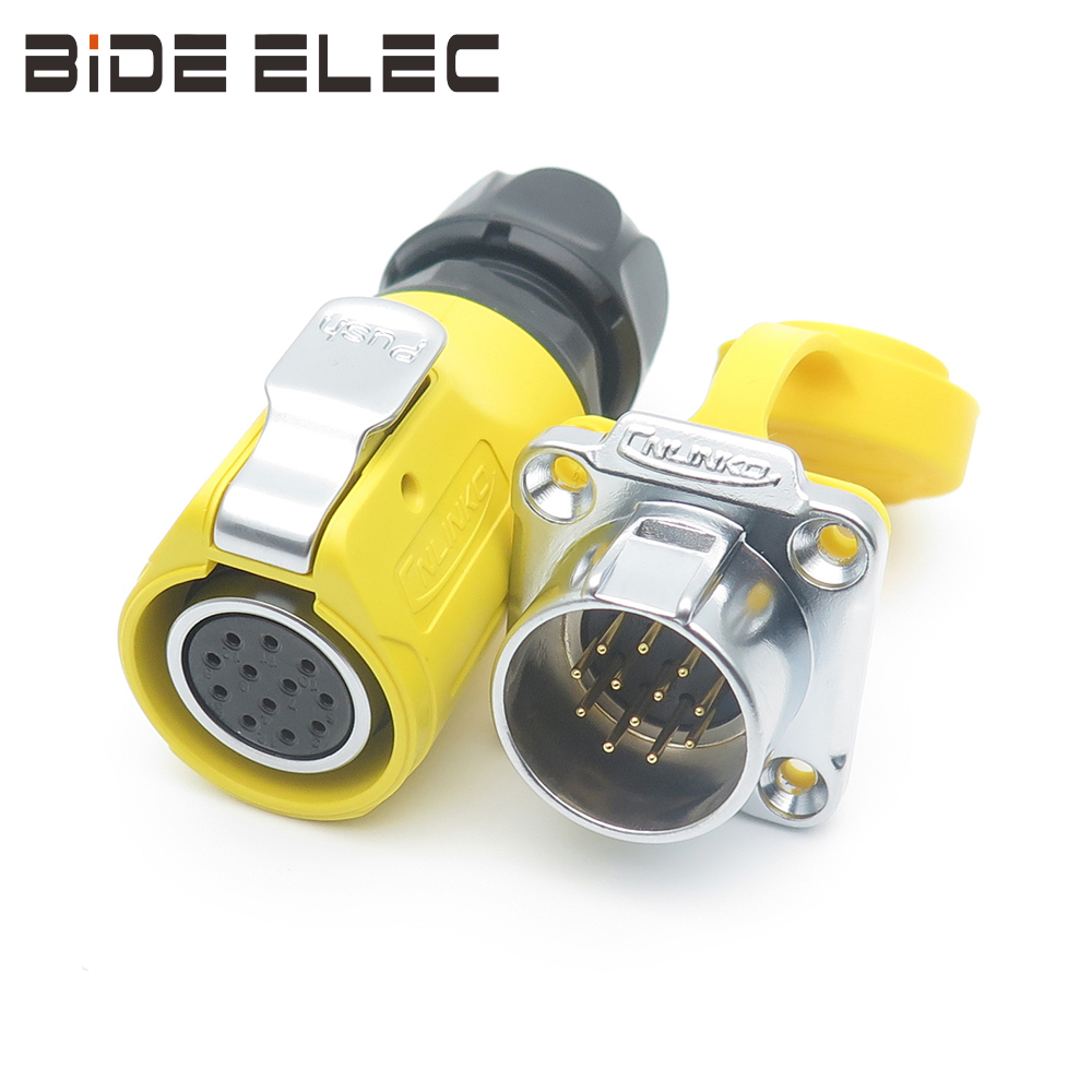 凌科Cnlinko LP-20 12芯反装电源信号航空防水连接器