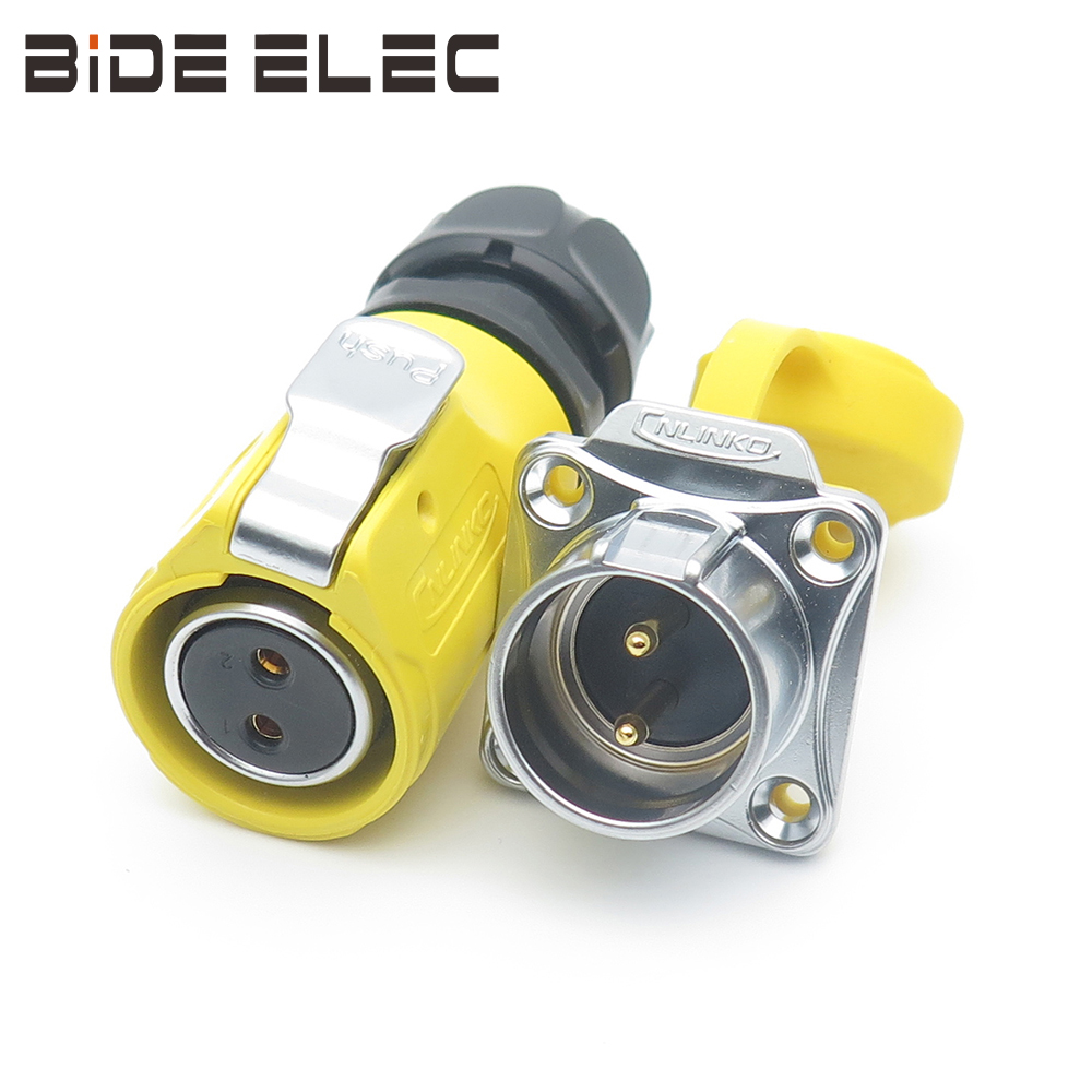 凌科Cnlinko LP20 2芯反装电源航空防水连接器