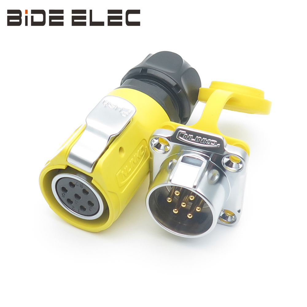 凌科Cnlinko LP20 7芯反装电源航空防水连接器