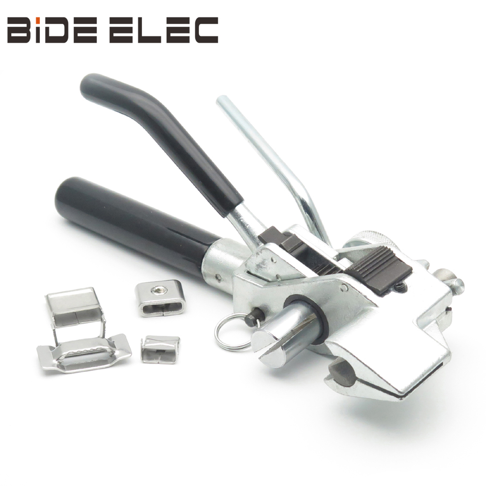 LQA-S银黑色棘轮式不锈钢扎带捆扎工具钳20mm