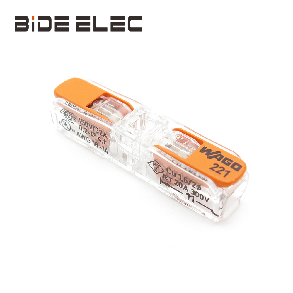 万可WAGO221-2411对接式接线端子