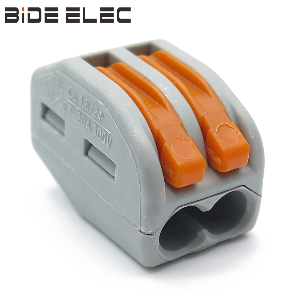 万可WAGO222-412二孔接线端子电线连接器