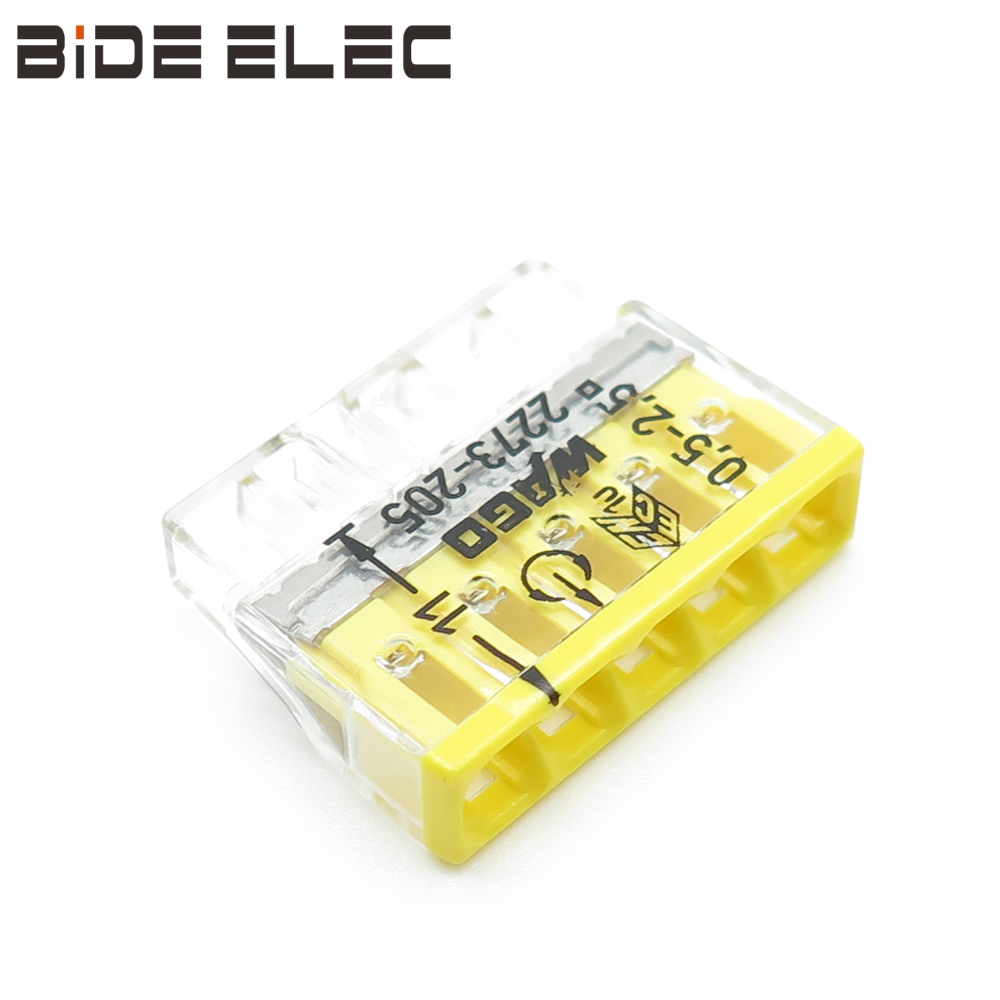 万可WAGO2273-205紧凑型接线盒用连接器接线端子